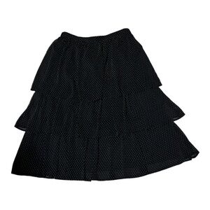 J.Crew tiered polka dot skirt